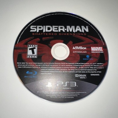 Spider-Man Shattered Dimensions Sony Playstation 3 PS3 Disc Only TESTED Clean