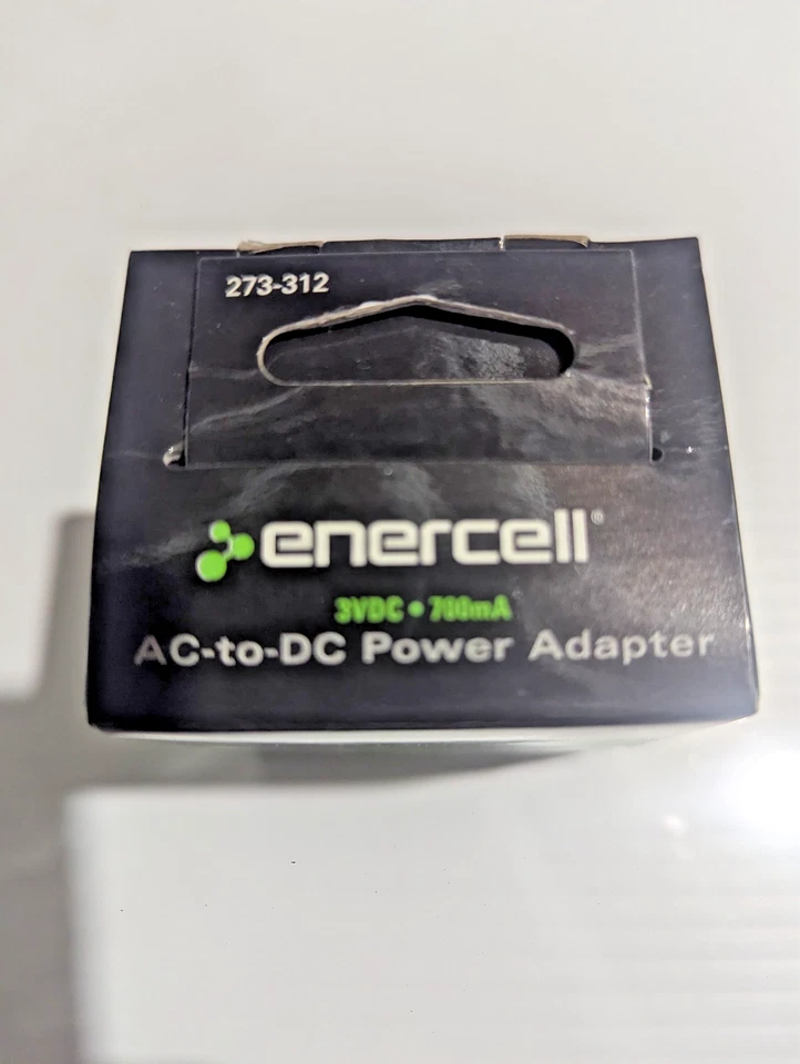 Enercell AC-to-DC Power Adapter 3VDC 700mA  #273-312  - Image 3 of 4