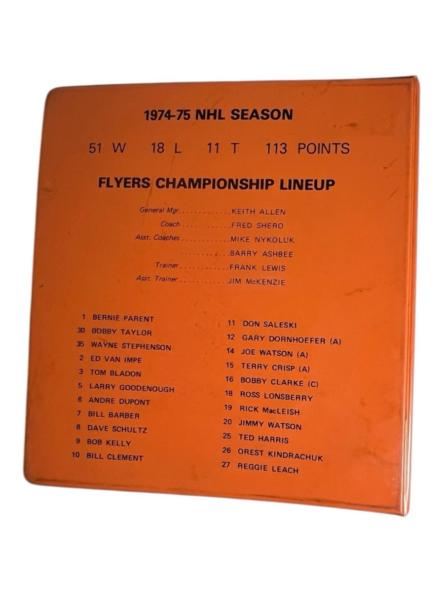 Rare Vintage 1975 Philadelphia Flyers Stanley Cup Champions Three