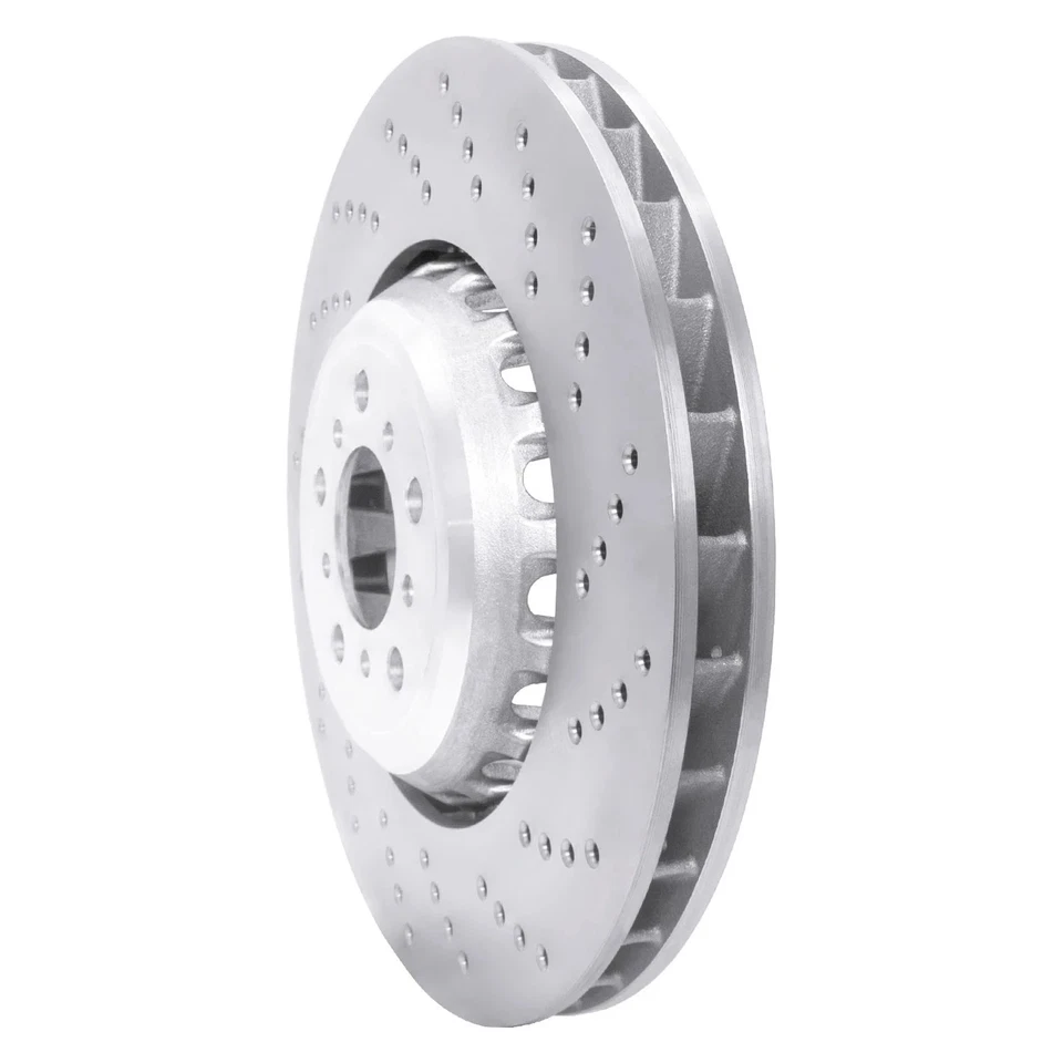 For BMW M6 Gran Coupe 14-19 Brake Rotor DFC Hi-Carbon Alloy GEOMET Drilled Front Foto 2 de 4