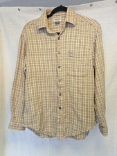 Vintage 90s Guess Jeans Plaid Shirt S Cotton Button Up Grunge USA Made