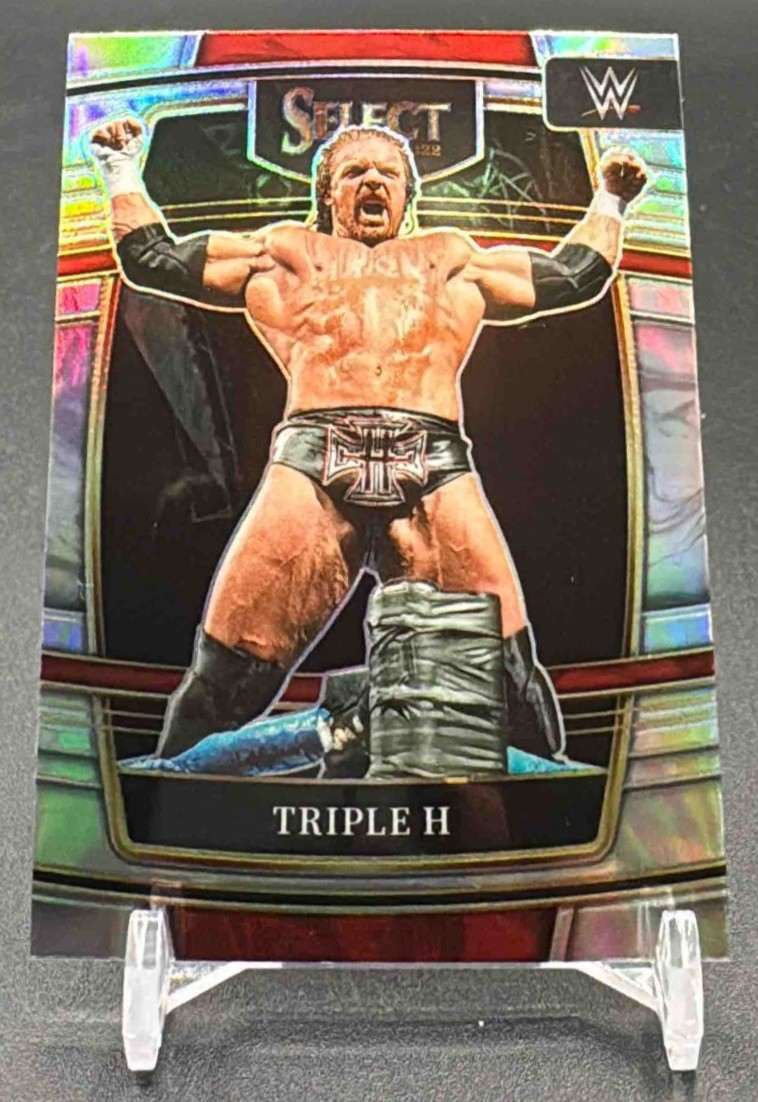 2022 Panini Select WWE Triple H #40 Silver Prizms Concourse