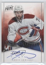2011-12 Panini Prime Prime Signatures 13/99 Louis Leblanc #39 Auto 8tn