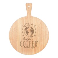World's Best Golfer Pizza Brett Paddel Holz Lustig Favorit Sport