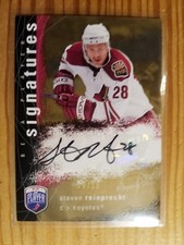 Steven Reinprecht 2007-08 Be A Player AUTOGRAPH PLAYER'S CLUB (only 15 made)