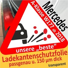 Ladekantenschutz Folie Lackschutzfolie für Mercedes A-Klasse W177 ab 2018 Ladekantenschutz Folie Lackschutzfolie für Mercedes A-Klasse W177 ab 2018