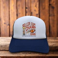 Geller Cup Champions F.R.I.E.N.D.S. Parody 1996 Unisex Trucker Hat Navy Ball Cap