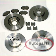 Bremsscheiben Ø 296 mm + 286 mm + Bremsbeläge vorne hinten für Opel Omega B