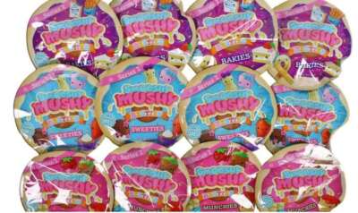SMOOSHY MUSHY BESTIES SERIES 2: 4 EACH BAKIES MUNCHIES SWEETIES(12