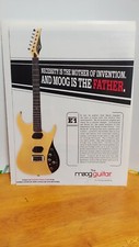 MOOG GUITAR MODEL E1 GUITAR - PRINT AD 11 X 8.5  n