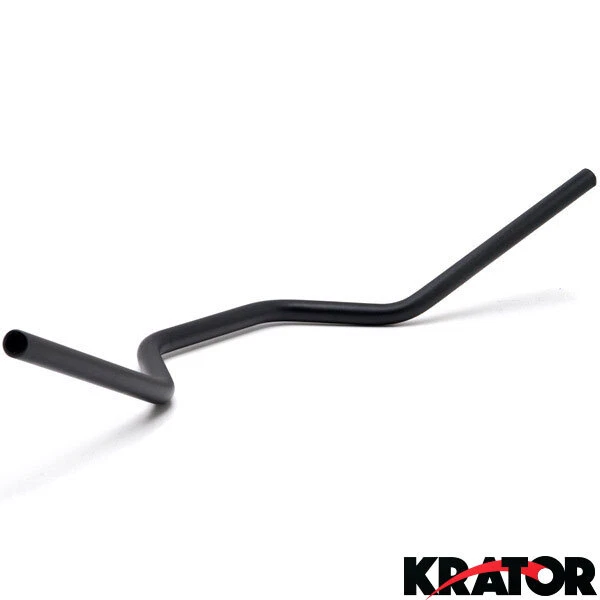 Guidões de barras Euro pretas para motocicleta 7/8" largos para Honda Suzuki Yamaha Ducati - Imagem 4 de 4