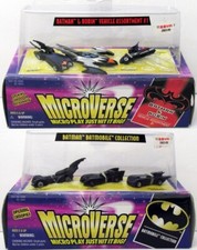 KENNER MICROVERSE ANIMATED MOVIE BATMAN BATMOBILE BATHAMMER ROBIN CYCLE VEHICLES