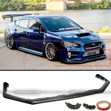 For 15-19 Subaru WRX STI V-Limited Style 1 Piece Front Bumper Lip Chin Spoiler 