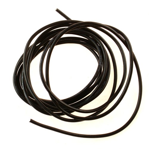 Shielded Guitar Circuit Wire Single conductor 28 AWG, 6-Foot Black  - Picture 1 of 4