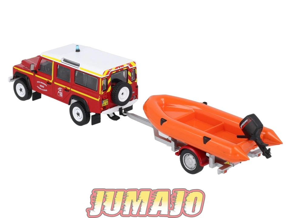 CPL12 Légers Sapeurs Pompiers 1/43 Hachette IXO LAND ROVER Defender - Photo 3/4