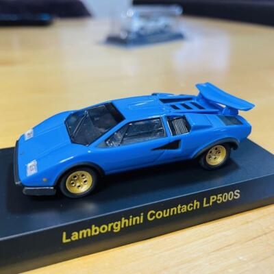 【最終値下】京商ミニッツ Lamborghini Countach LP500S Kyosho 1/64 Lamborghini Minicar Collection Countach LP500 S Blue