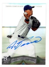 2014 Bowman Sterling Prospect Alexander Guerrero Autograph - Los Angeles Dodgers