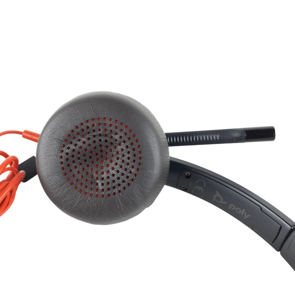 Plantronics Poly C5210T Mono Headset W/C5210 USB-C Adapter Lot of 5 E6128 - Image 4 of 4