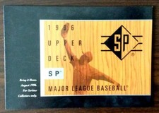 1996 Upper Deck SP  KEN GRIFFEY JR Dealer Sample Rare with Folder OS