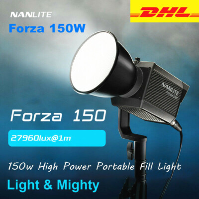 NANLITE Forza 150 150W Portable LED Video Light 5600K Photography Fill Lighting 