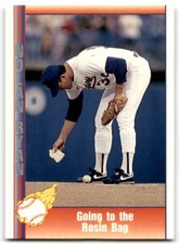 1991 PACIFIC TEXAS EXPRESS NOLAN RYAN GOING TO THE ROSIN BAG TEXAS RANGERS #98