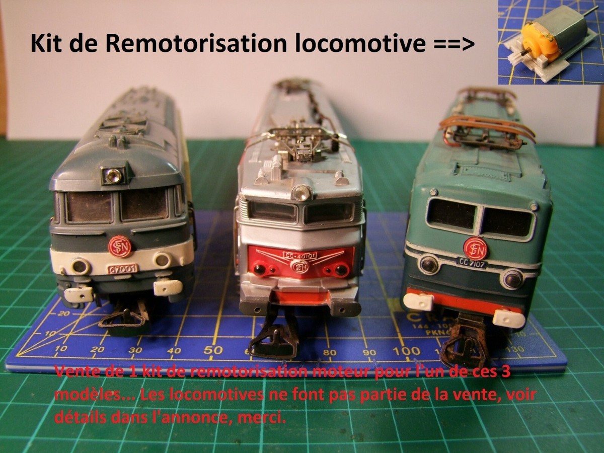Jouef Lot De 3 Locomotives BB 67001 en HO - Bricoleurs
