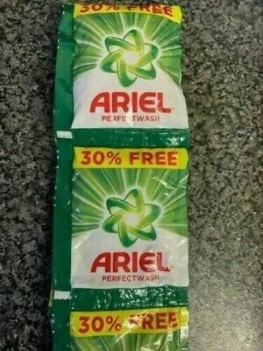 10x Ariel Laundry Detergent Powder Travel Holiday Washing Pouch