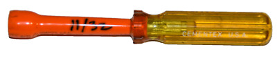 Cementex 11/32 Insulated Nutdriver w/ 1/4  Drive