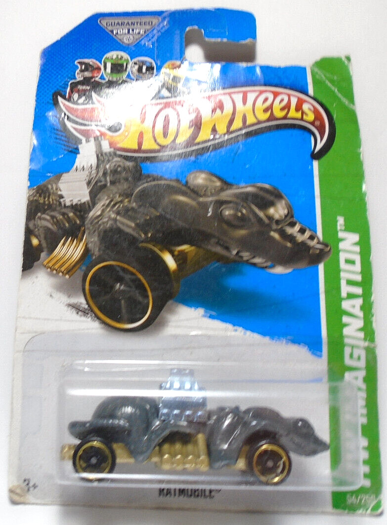 2013 HOT WHEELS RATMOBILE HW IMAGINATION GRAY 1:64 DIECAST 2 7/8" CAR WITH GOLD