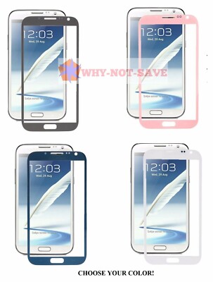 Front Screen Glass replacement part for Samsung Galaxy Note 2 II LCD Display New