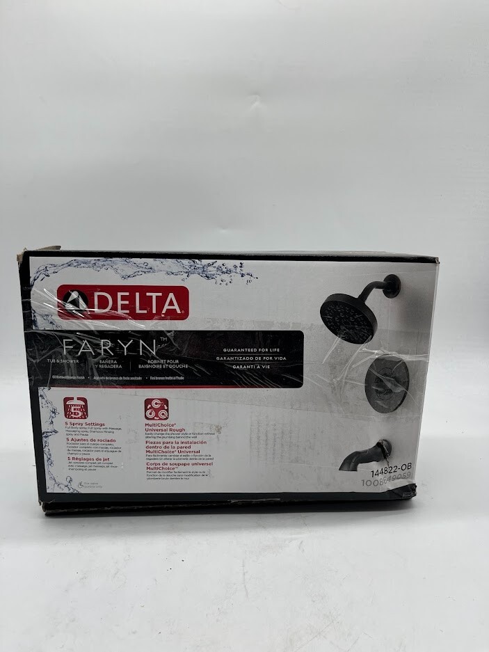 Delta Faryn Single-Handle 5-Spray Tub and Shower Faucet in Oil Rubbed Bronze