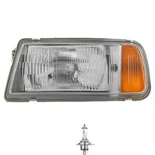 Faro Sinistro Per Suzuki Vitara 10.88-96 Giallo H4 Senza Motore Con Freccia