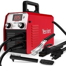 YesRight 225A Portable ARC Welder Machine, 110V/220V Dual Voltage