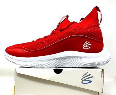 Under Armour Curry 8 TB 3024785-605 rot Patent weiß Herren 8 Basketballschuhe | eBay