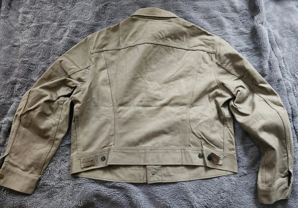 Chaqueta vaquera vintage hecha por union Lee Riders 101 tipo J nueva con etiquetas - 50 Reg EE. UU. Foto 2 de 4