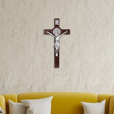 Jesus Nailed On The Cross 22"H Wall Cross Crucifix Figurine Room Decor