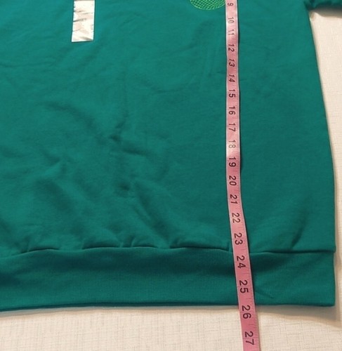 art Class Turquoise Boys Crew Neck Fleece Pullover Sweatshirt Green Size L 12/14 - Picture 6 of 7
