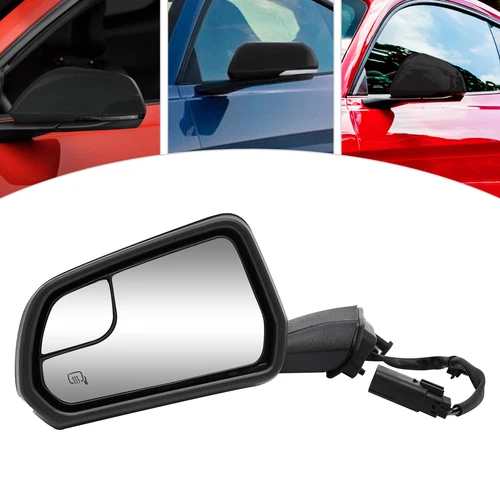 Mirrors Driver Left Side Hand for Ford Mustang 2015-2020 w/Turn Signal Light