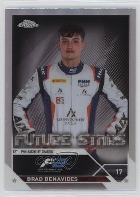 2023 Topps Chrome Formula 1 F2 Drivers Refractor Brad Benavides #89 1pf0