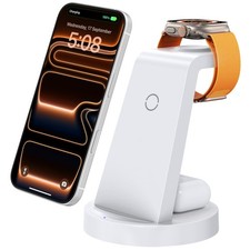3-in-1 Wireless Charging Station for iPhone, Apple Watch  AirPods - Fast Charge