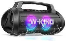Portable Bluetooth Speaker, 120W Peak Loud Bass Boombox Outdoor D10