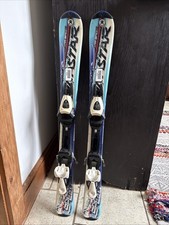 Ski de descente alpin neige DYNASTAR TEAM SPEED 36" skis longs 90 cm avec fixations