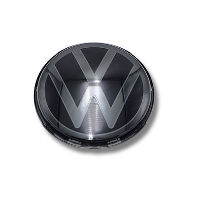 Original VW Golf Emblem vorne, beleuchtet, titanschwarz/cyclon 5H0941600A ASO