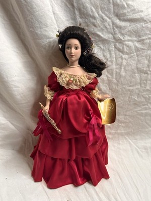 Joanna: The Blue Danube Waltz'' porcelain doll Franklin Mint Heirloom Dolls