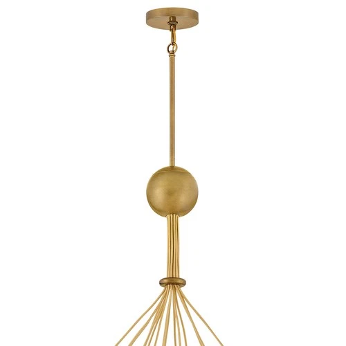 Hinkley Lighting 30308 Skye 18 Light 53"W Chandelier - Brass - Picture 6 of 9