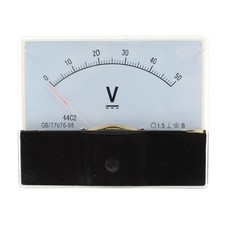 Class 1.5 DC 0-50V Analog Voltage Voltmeter Gauge Panel Volt Meter 44C2