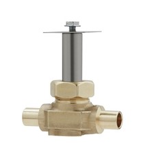 Parker 3254-00 Solenoid Valve 3/8" Sweat Normally Closed Synthetic Seal