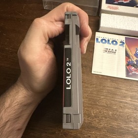 Adventures Of Lolo 2 CIB (Nintendo NES, 1990) Complete CIB - Tested - Authentic