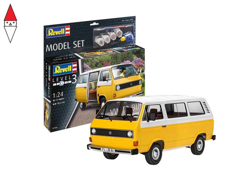 REVELL 1/25 MODEL SET VW T3 BUS - Immagine 2 di 4