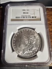 1886-P Morgan Silver Dollar ($1) - Philadelphia Mint, 90% Silver, NGC, MS-66